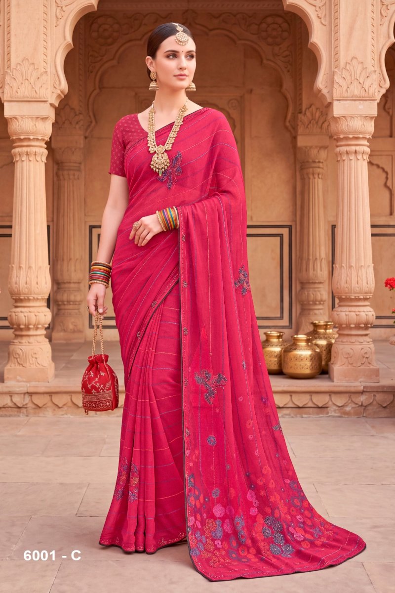 Suhani Vol 6 By Vallabhi Weightless Printed Saree